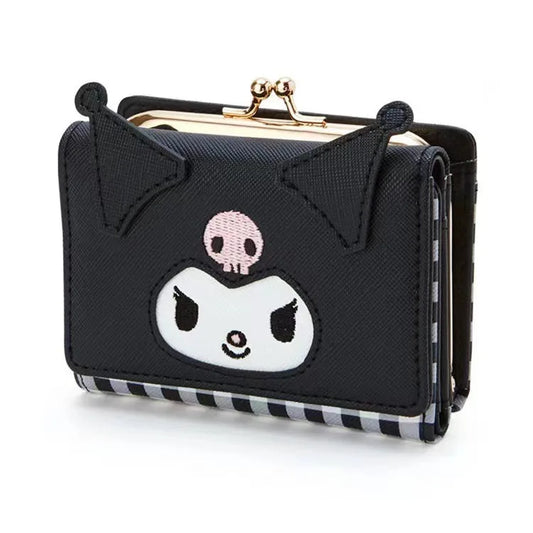 Sanrio Kuromi PU Leather Folding Wallet – Cute and Compact