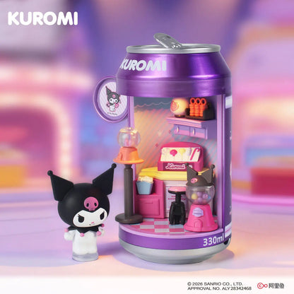 Sanrio Kuromi Sweet Café Soda Can Series | Light-Up Blind Box