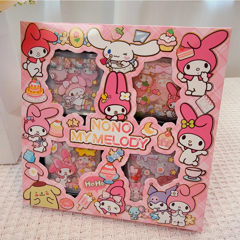 Sanrio Melody Cute Sticker Pack (100pcs) – Waterproof & Adorable