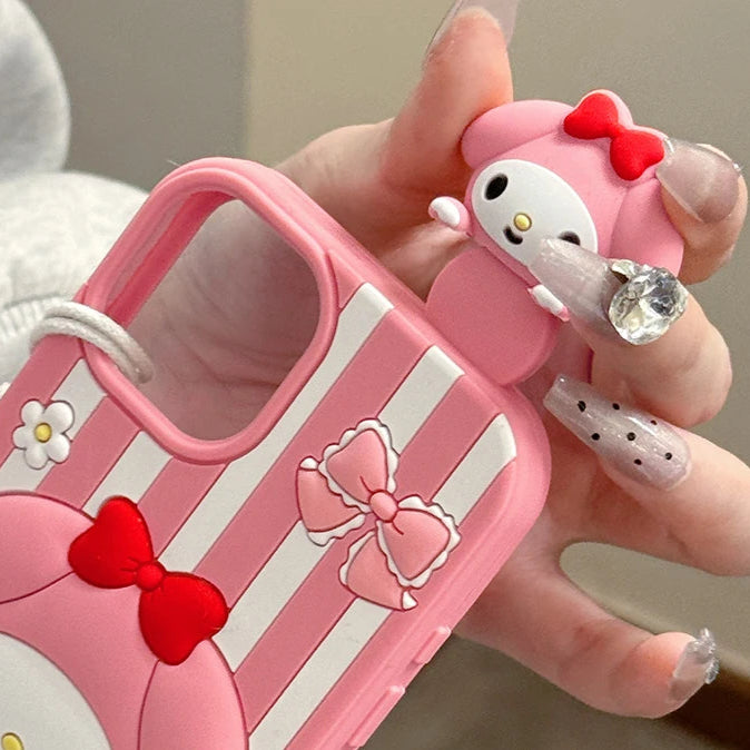 Sanrio Melody iPhone Case – Vibrant, Soft Silicone Cover