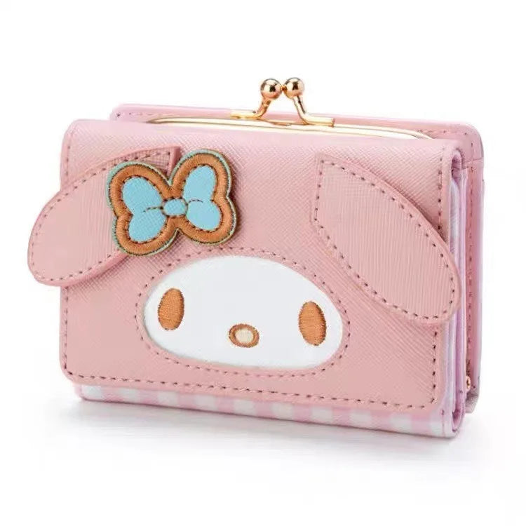 Sanrio My Melody PU Leather Folding Wallet – Cute and Compact