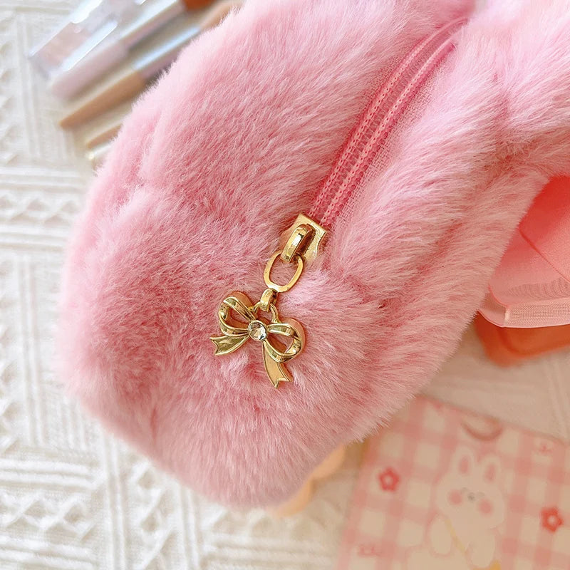 Sanrio My Melody Pink Plush Handbag – Cute Gift for Girls