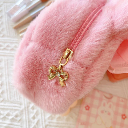 Sanrio My Melody Pink Plush Handbag – Cute Gift for Girls