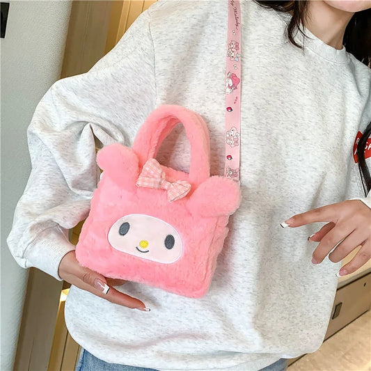 Sanrio My Melody Plush Handbag: Adorable and Cozy Fashion Accessory