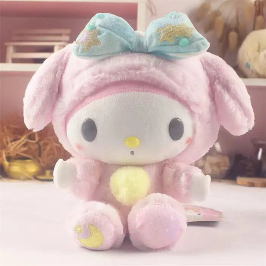 Sanrio My Melody Plush Toy | Dressed in Moon & Star Pajamas