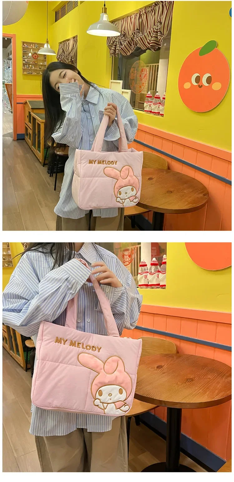 Sanrio My Melody Shoulder Tote | Spacious and Stylish Large Capacity Bag