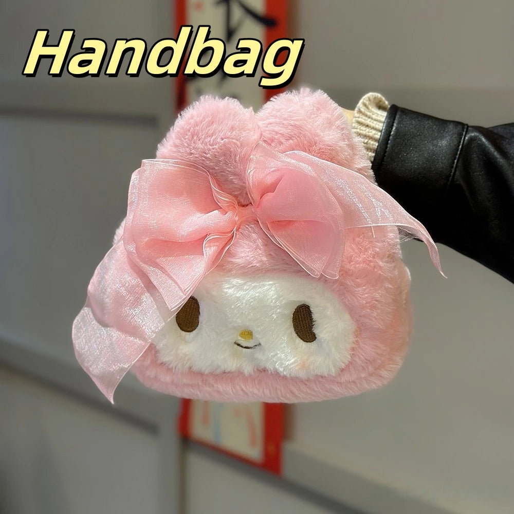 Sanrio My Melody Soft Plush Handbag – Kawaii Everyday Bag