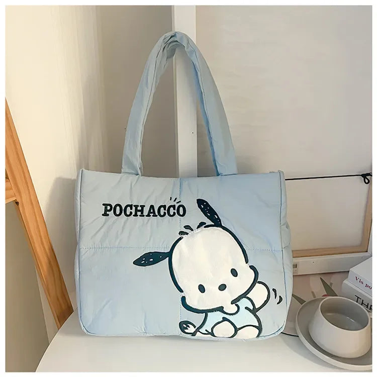 Sanrio Pochacco Large Capacity Shoulder Bag | Perfect Tote for Any Occasion