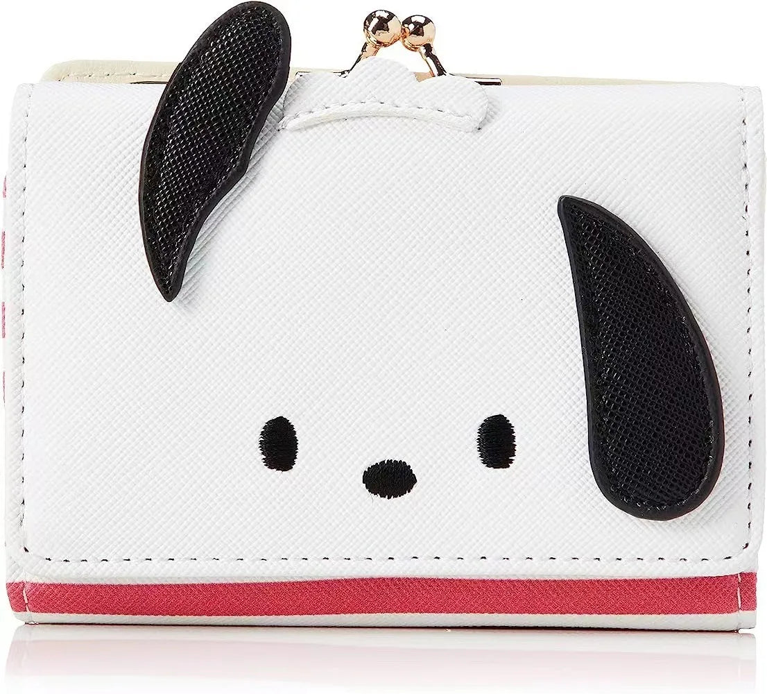 Sanrio Pochacco PU Leather Folding Wallet – Cute and Compact