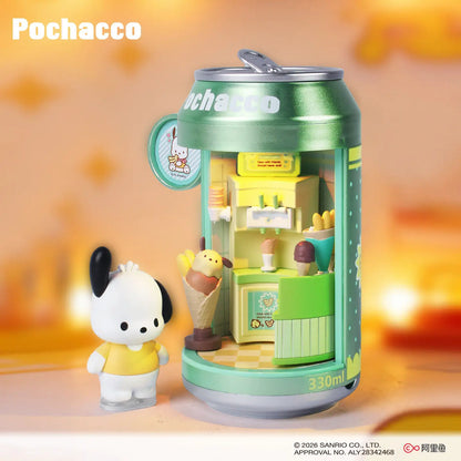 Sanrio Pochacco Sweet Café Soda Can Series | Light-Up Blind Box