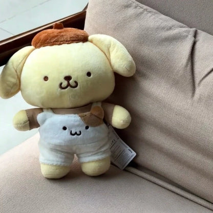 Sanrio Pompompurin Friendship Overalls Plush Doll