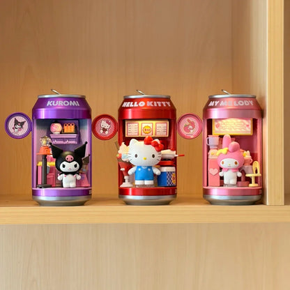 Sanrio Soda Can Dessert Shop Blind Box | Light-Up Mini Ornament