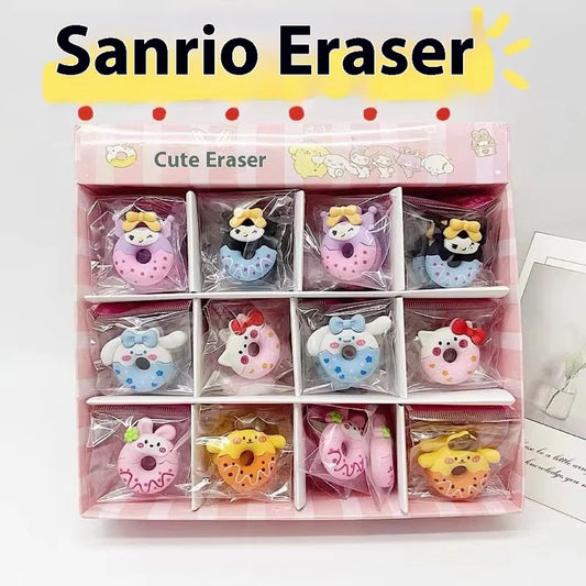 Sanrio Sweet Shop – 48 Donut Erasers of Pure Kawaii!