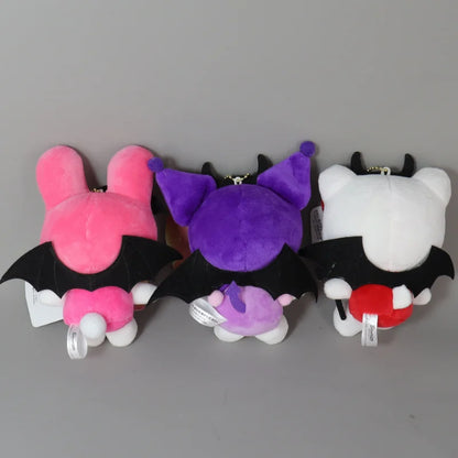 Sanrio's Kuromi Plush Doll Keychain for Halloween