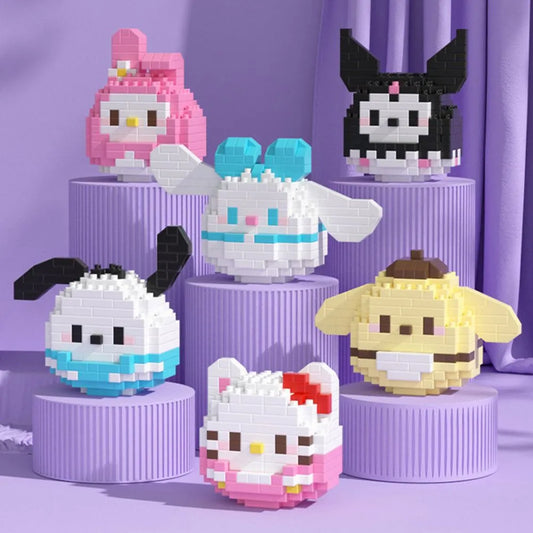 Sanrio Nanoblock Building Block Hello Kitty | Cinnamoroll | Pochacco | My Melody | Purin | Kuromi