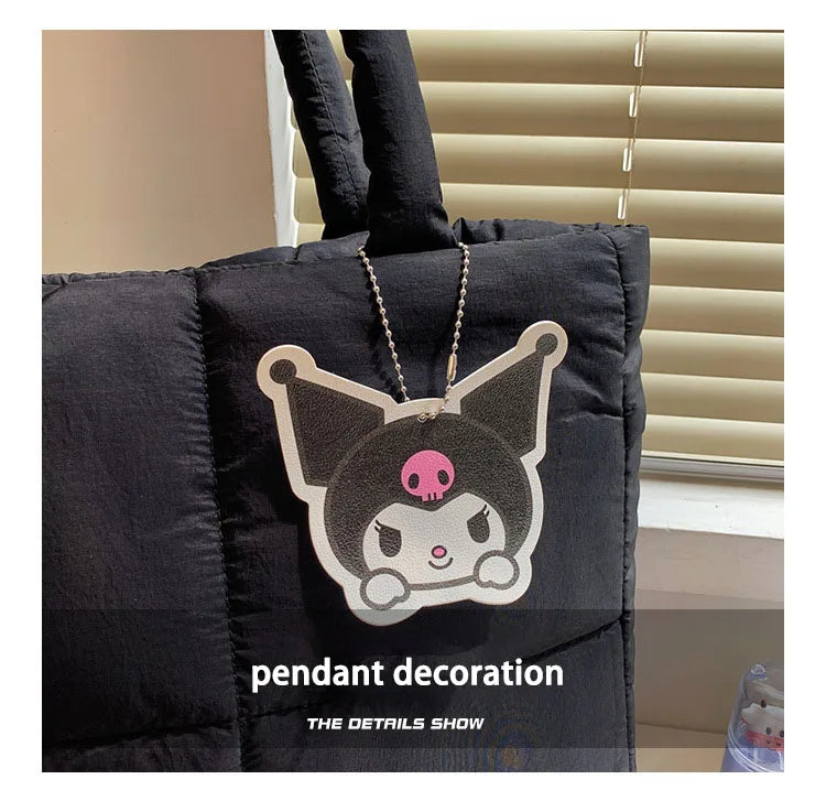 Sanrio Kuromi Puffer shopping Bag