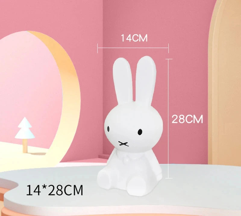 Kawaii Miffy Rabbit Night Light |28cm Miffy Lamp