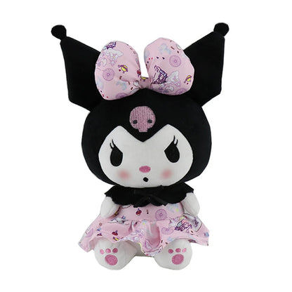 25cm Kuromi Plush Toy in Lolita Princess Pink Dress: A Cute and Royal Companion