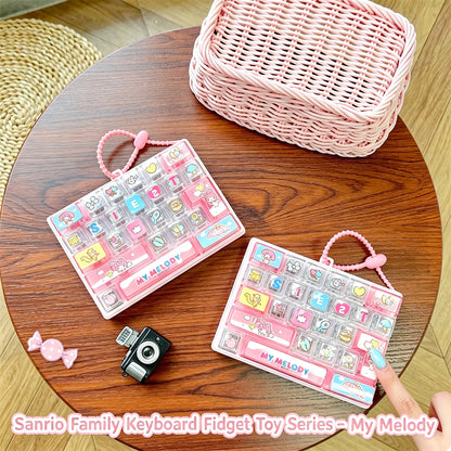 Sanrio Cute Clicky Keyboard Keychain | 26 Keys