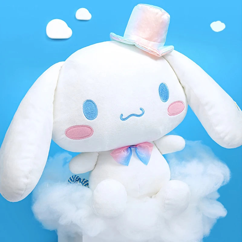 Sanrio Kawaii Colorful Cinnamoroll Stuffed Toys | Plushier Soft Pillow | (25cm / 30cm)