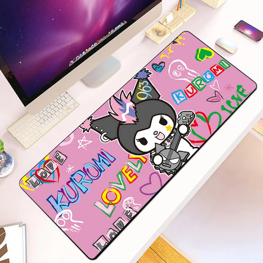 Kuromi Large Desk Mat | Kawaii Mousepad & Table Cover
