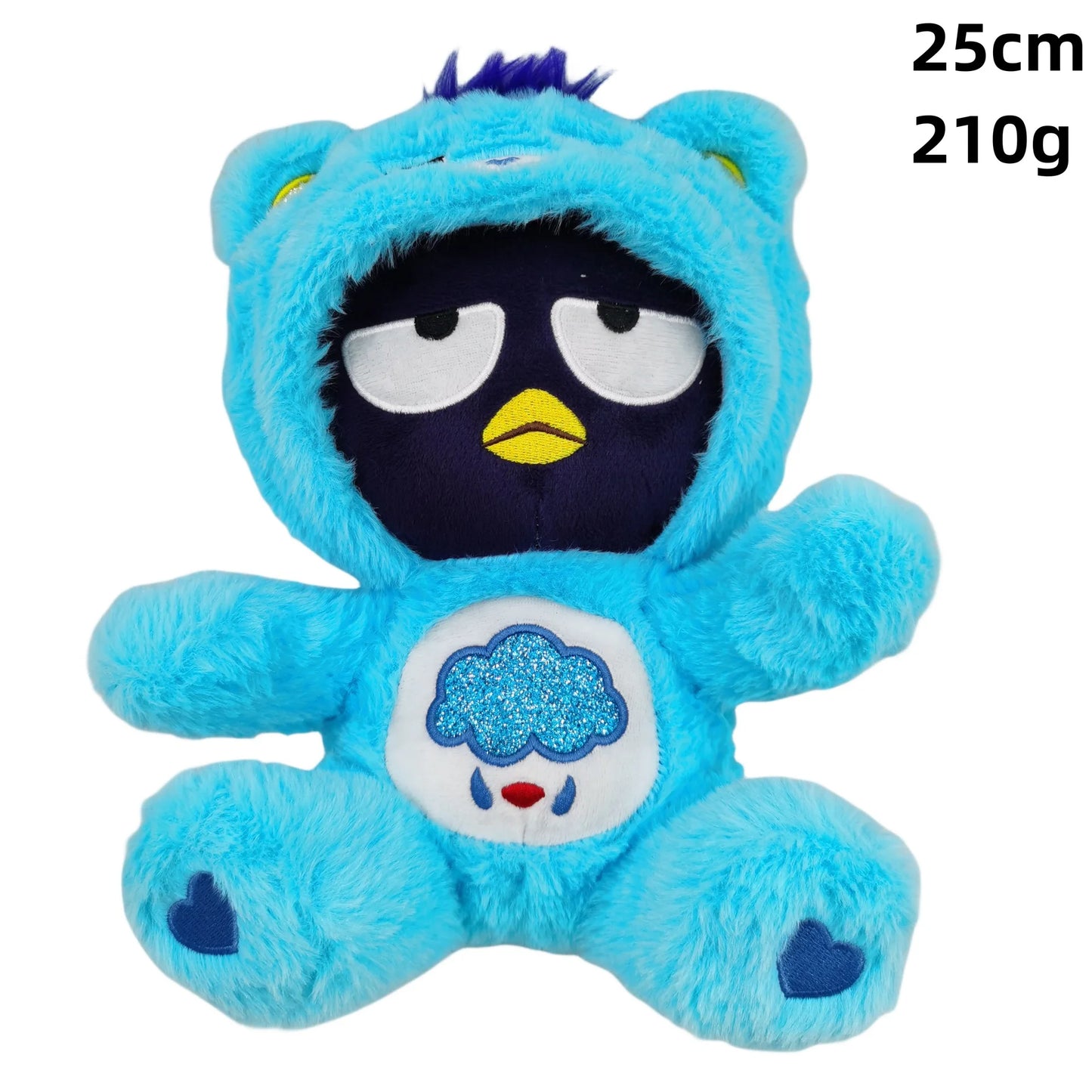 Badtz Maru Care Bear Plush Dressed As Grumpy Bear 9" Fun-Size Plush