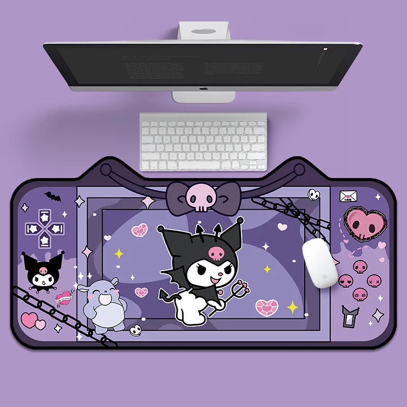 Sanrio Kuromi Mouse Pad | Non-Slip Table Mat