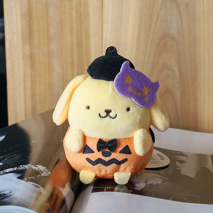 Pompompurin Halloween-Themed Sanrio Plush Keychain