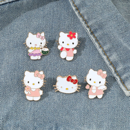 Kawaii Sanrios Hello Kitty Brooches