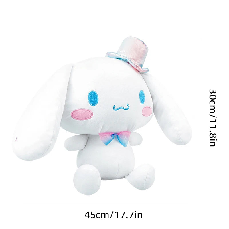 Sanrio Kawaii Colorful Cinnamoroll Stuffed Toys | Plushier Soft Pillow | 30cm