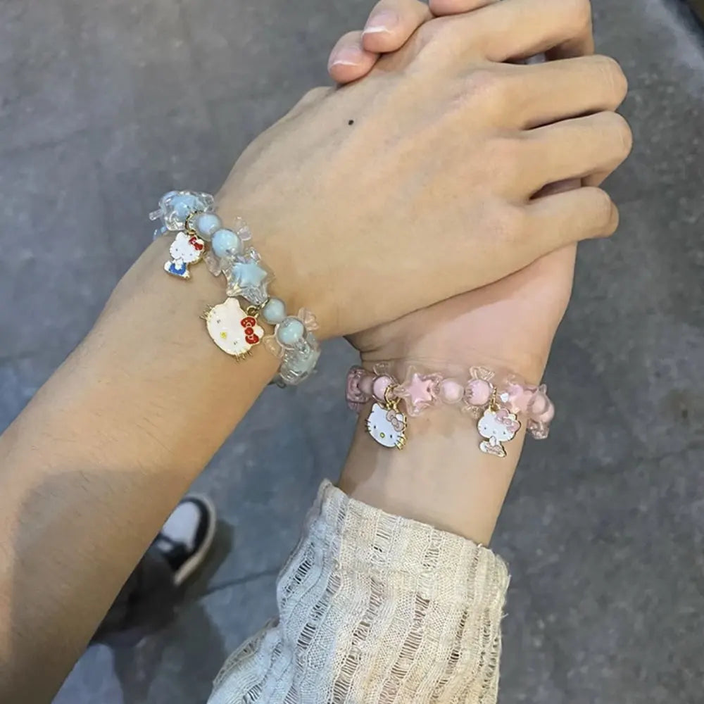 My Melody Charm Bracelet with Star and Candy Beads by Sanrio