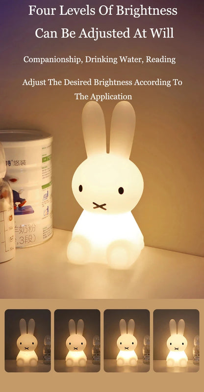 Kawaii Miffy Rabbit Night Light |28cm Miffy Lamp