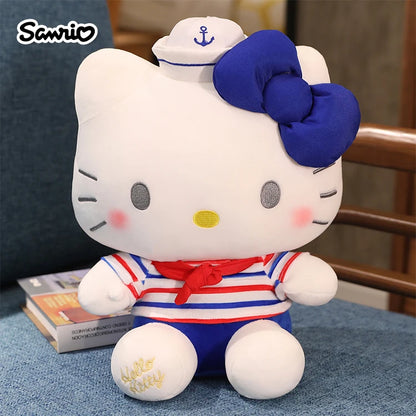 Men Hello Kitty Dressed in Sailor Uniform  Plush Toy