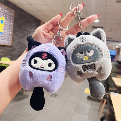 Sanrio Little Tiger Series Plush Keychain | Furry Tail Edition