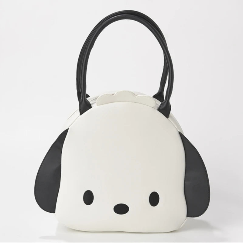 Sanrio Pochacco Leather Handbag | Kawaii Leather Handbag Magic for Every Girl!