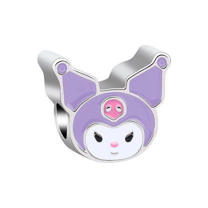 Purple Kuromi Charms & Pendants for Snack Chain Bracelets