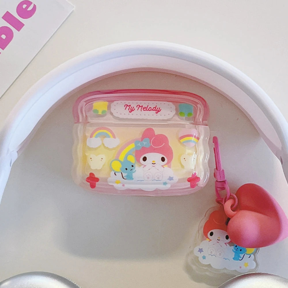 Colorful Sanrio My Melody AirPods Case for Earphones