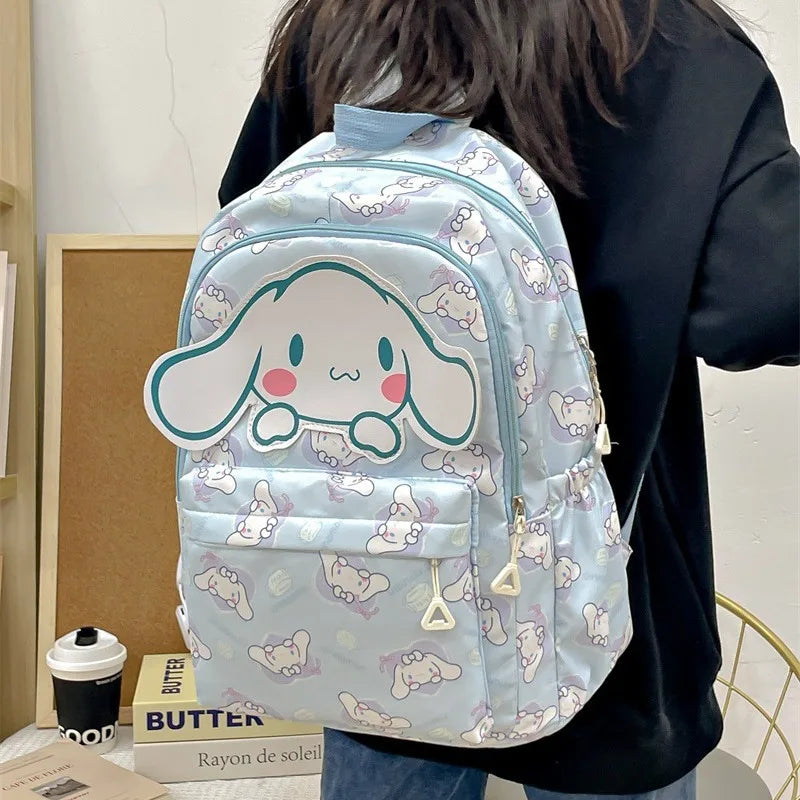 Cinnamoroll Canvas Backpack for Students | Spacious Design