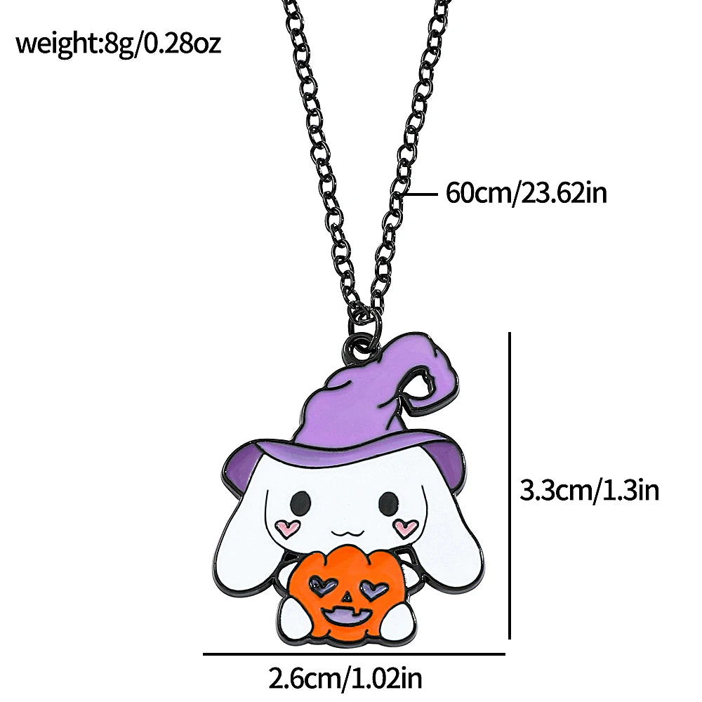 Kawaii Cinnamoroll Halloween Sanrio Necklace