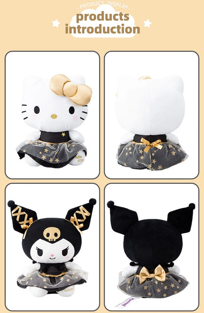 Kuromi Sanrio Black Gold Collection Stuffed Toy