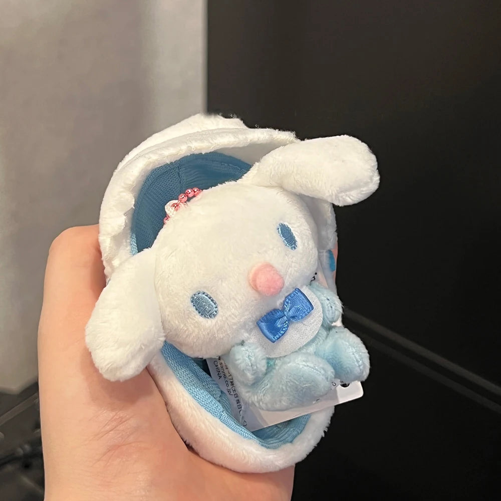 Sanrio Cinnamorll Baby Series Plush Toy with PacifierKeychain