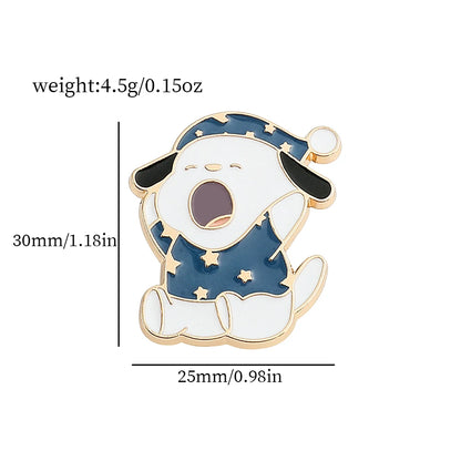  Pochacco Pajamas Brooch Collection