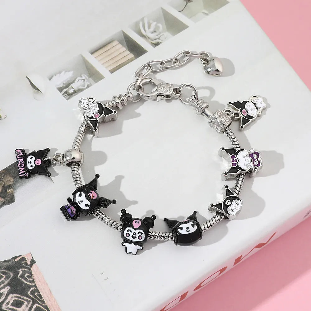 Kuromi Charms Bracelets (Sanrio Kuromi Charm Dangles)