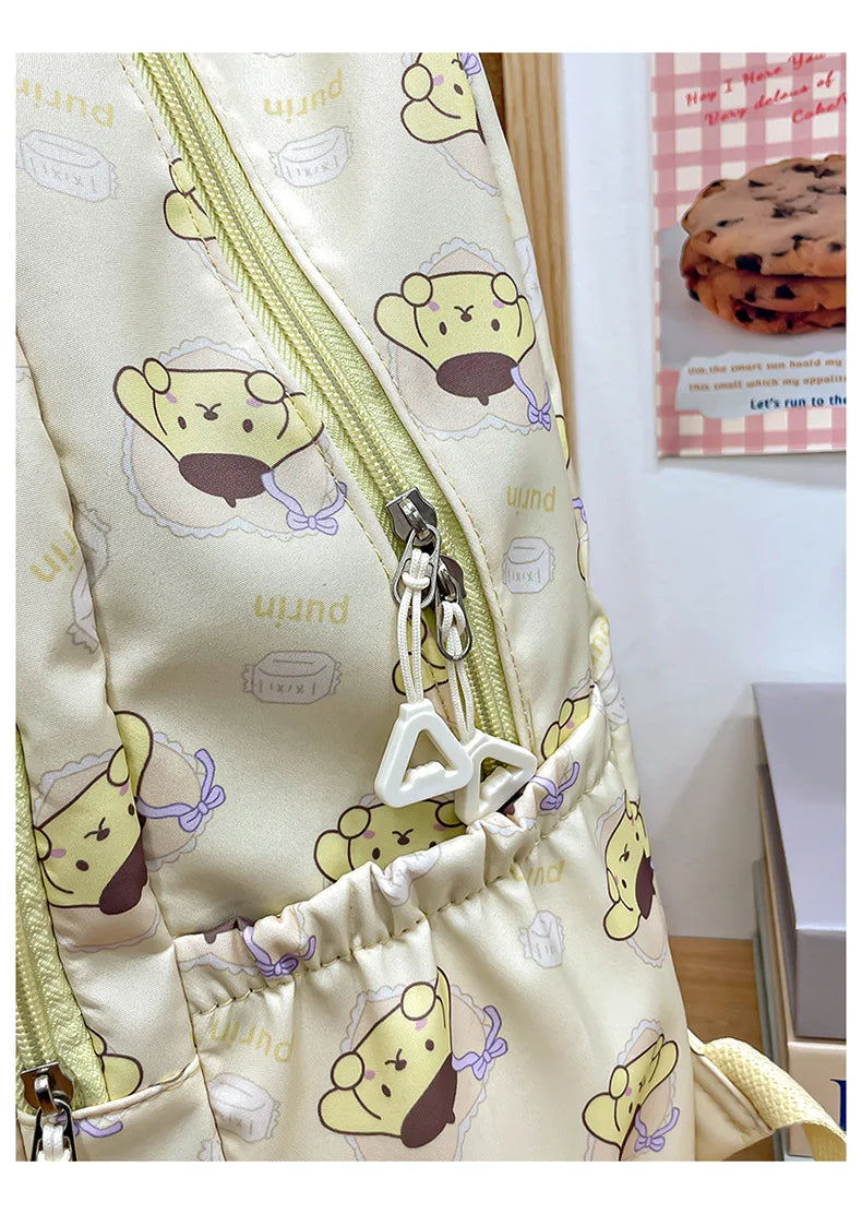 Student Canvas Backpack with Sanrio Characters