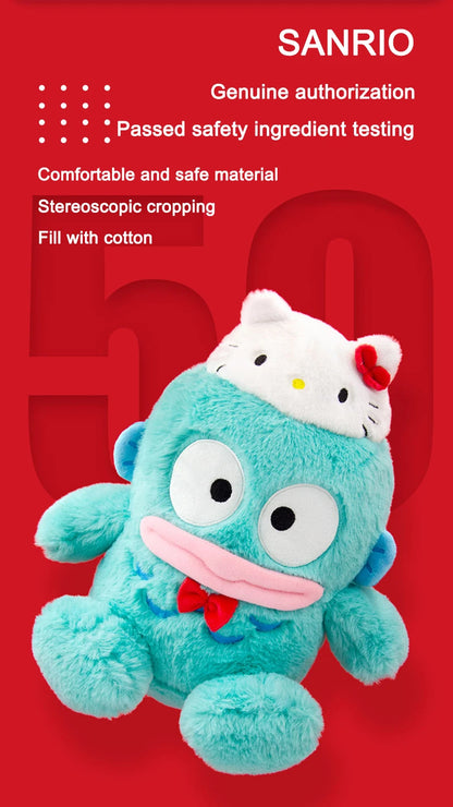 Sanrio 50th Anniversary Hangyodon Plush Doll 24cm