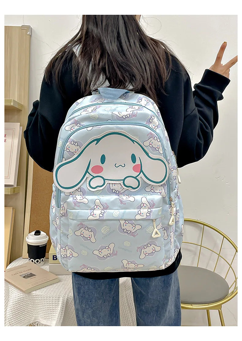 Spacious Cinnamoroll Canvas Backpack |