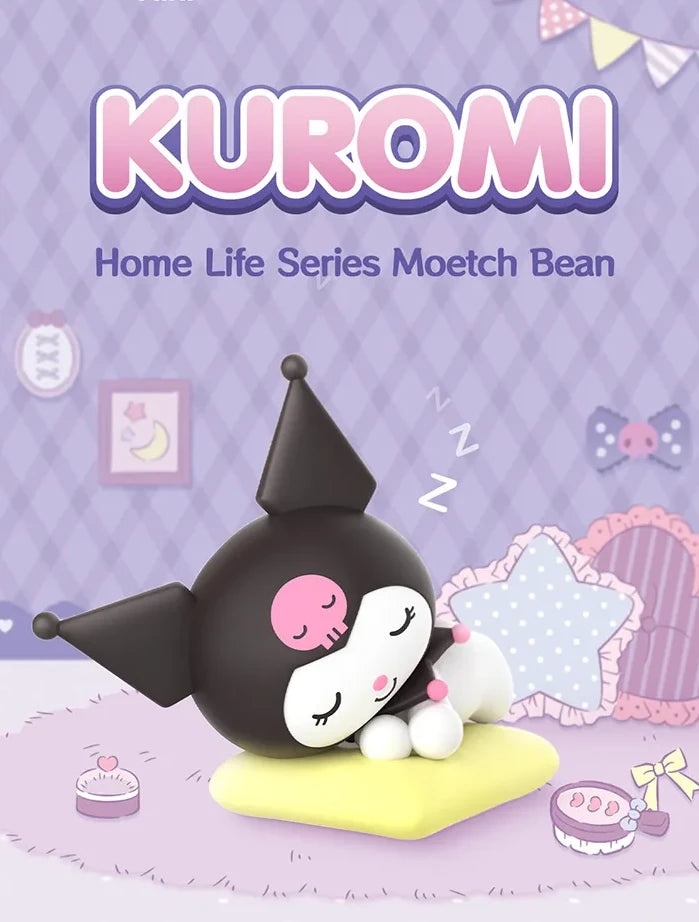 Mini Kuromi Home Life Series Blink Box Bean Pouch Kuromi