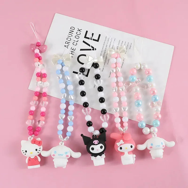 Phone Case Chain | Sanrio Character Beaded Phone Charm