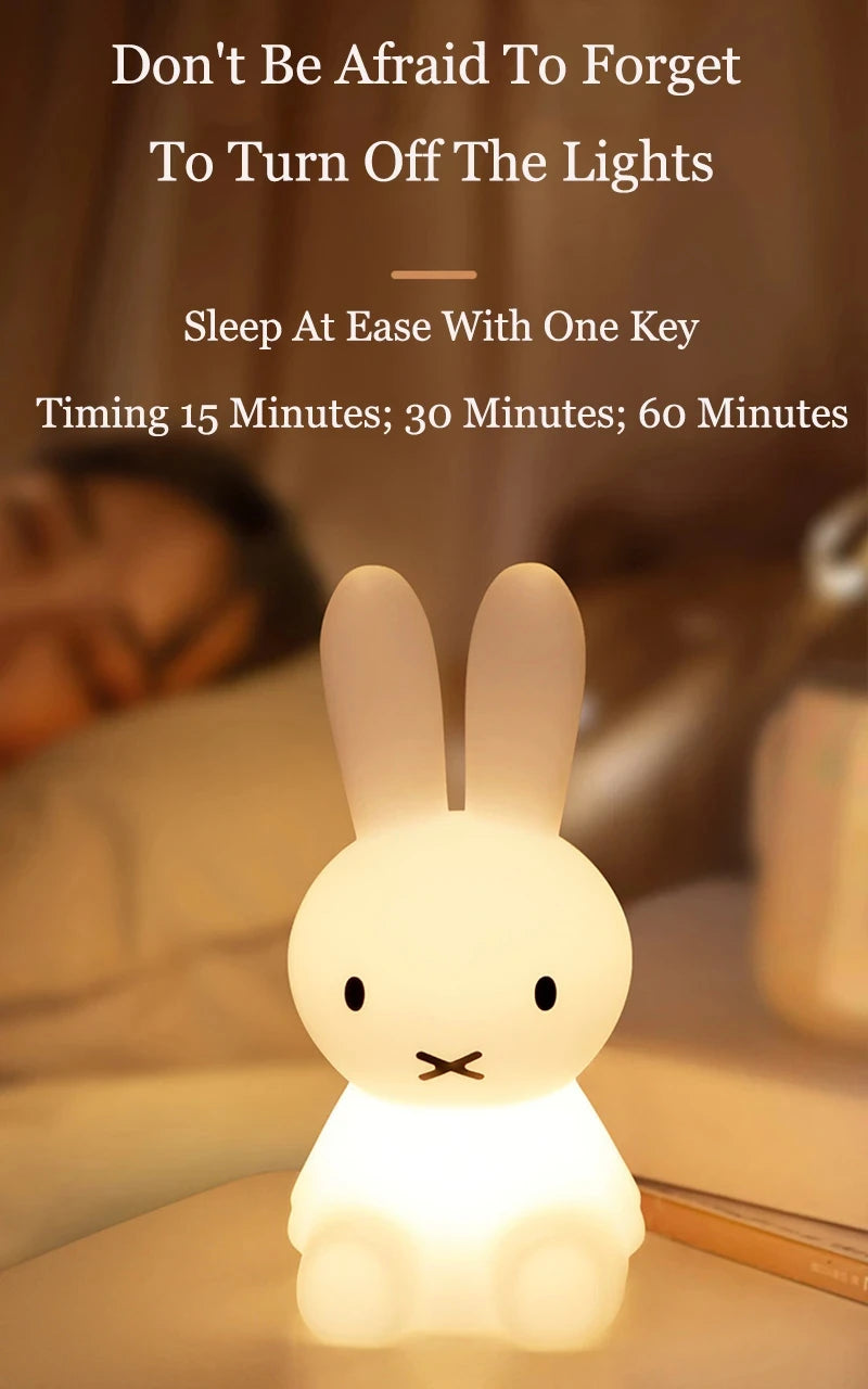 Kawaii Miffy Rabbit Night Light |28cm Miffy Lamp