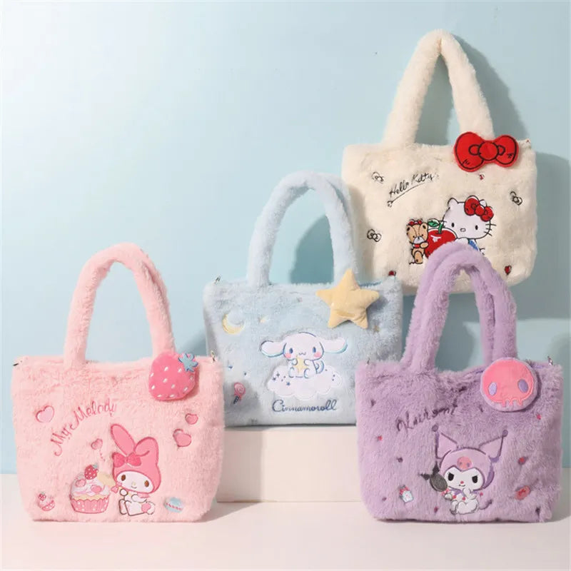 Sanrio Kuromi Plush Handbag